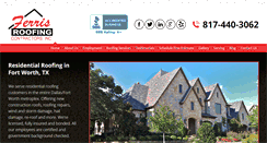 Desktop Screenshot of ferrisroofing.com